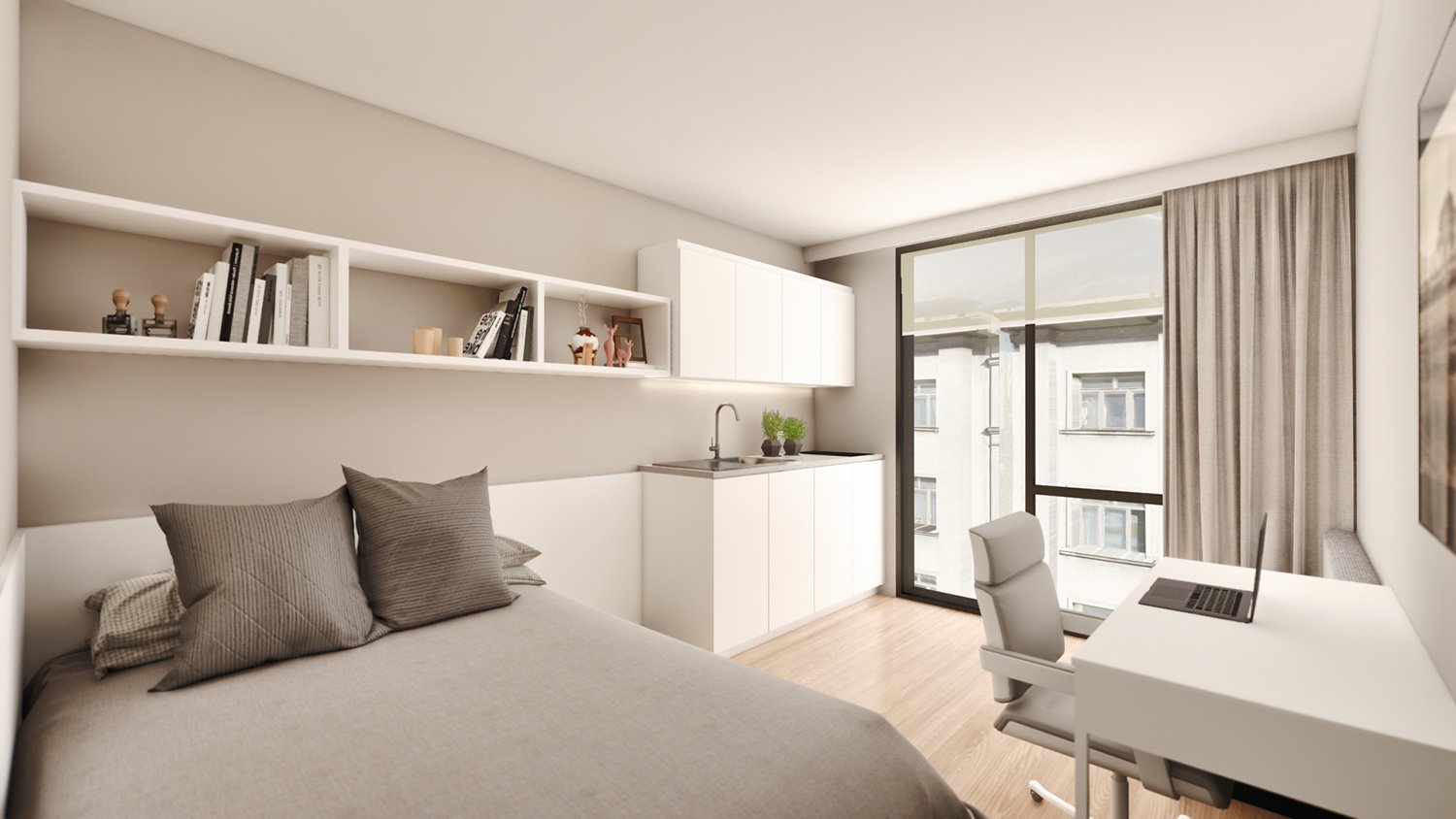 Example 4 – Spacious Single Occupancy Room