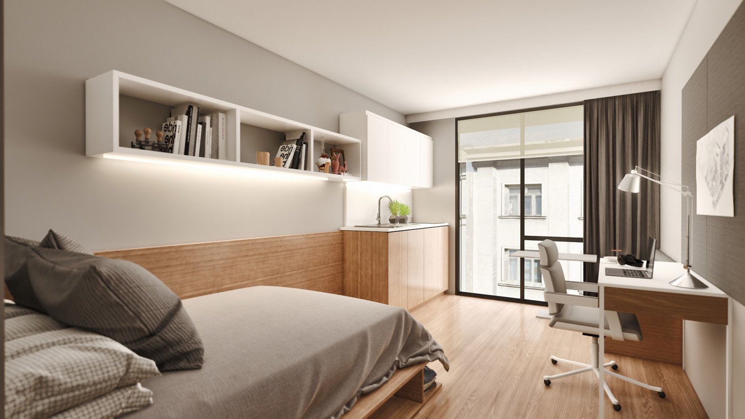 Example 2 – Spacious Single Occupancy Room