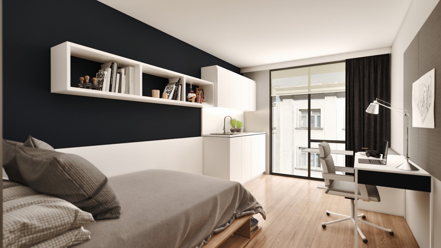 Example 2 – Spacious Single Occupancy Room