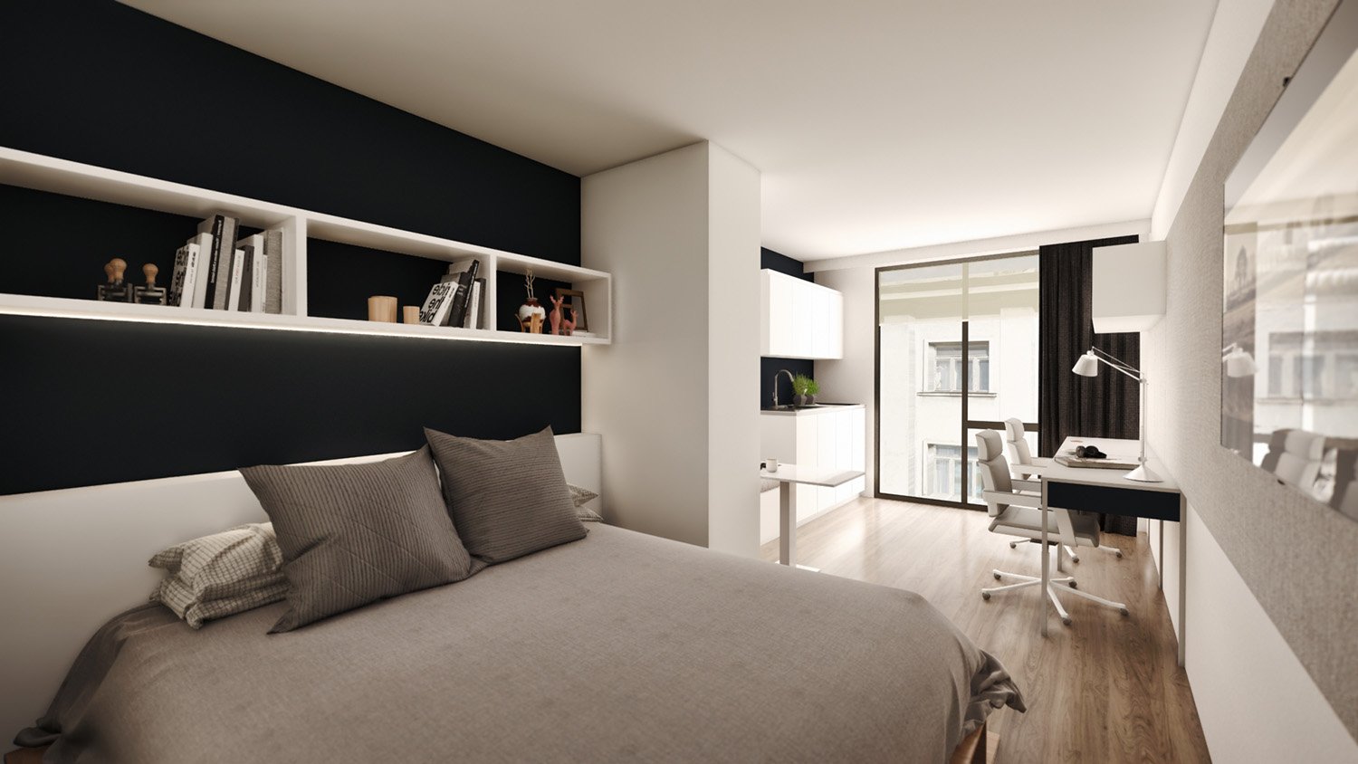 Example 1 – Spacious Double Occupancy Room