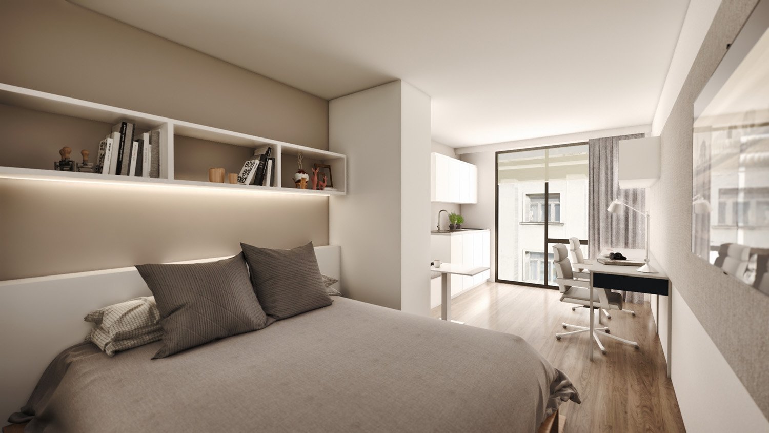 Example 1 – Spacious Double Occupancy Room