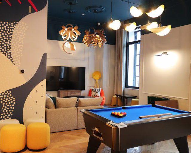 Unilfe Bargate House Modular Student Accommodation - Pool Table