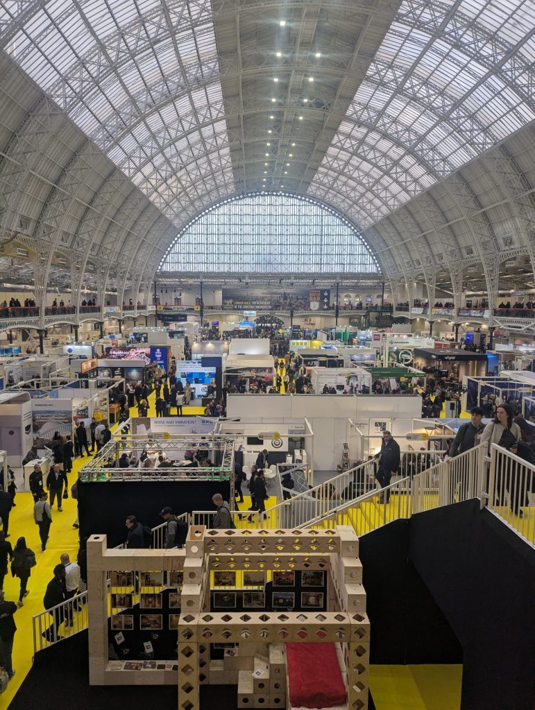 Stelling Properties team at London Build 2025 MMC stage