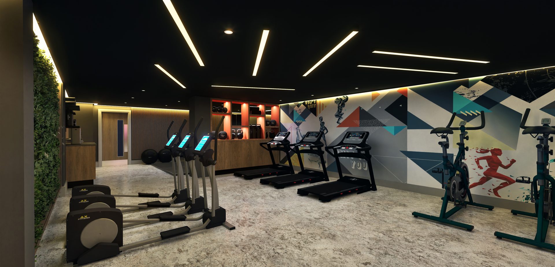 CGI visual of a communal social area at 119 High Street modular PBSA development, designed to support student wellbeing and community living