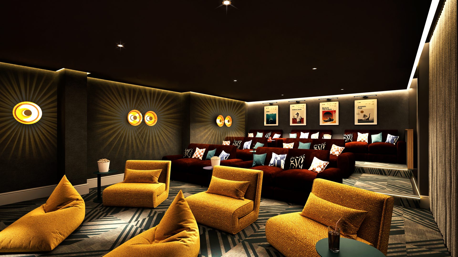 CGI visual of a communal social area at 119 High Street modular PBSA development, designed to support student wellbeing and community living